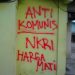 Aksi Vandalisme Anti-Komunis Sumber: Wartakini.co